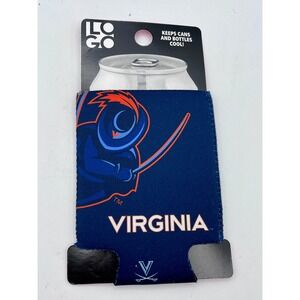 Set of 10 Virginia Cavaliers Oversized Can Cooler Sleeve Neoprene ACC Football